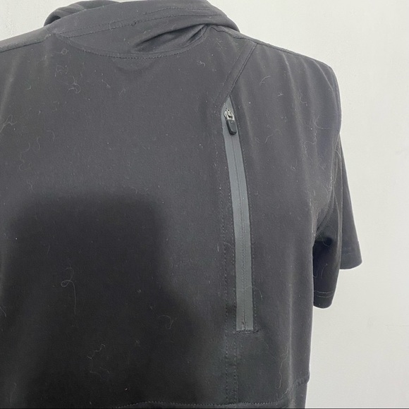 RUSSELL Training fit Dri-Power 360 zip pocket hood mesh lined kangaroo pocket S - Picture 2 of 9